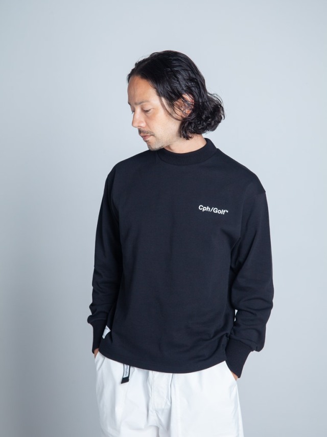 CAPTAINS HELM GOLF 「GENTLEMAN HALF MOCK NECK LS TEE」 モック