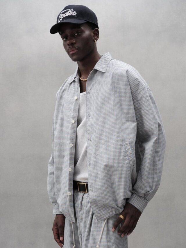 COOTIE 「Check Weather Cloth O/C Jacket」 オープンカラージャケット
