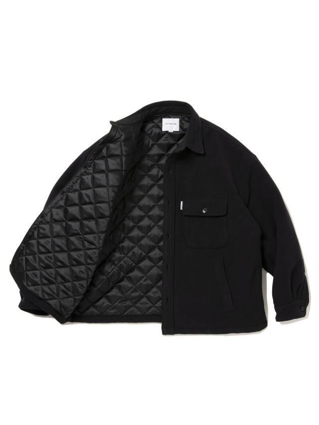 COOTIE CPO シャツ ジャケット 黒 M COOTIE 「Padded Fleece CPO Jacket」 パデッド フリース CPOジャケット