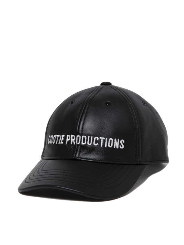 希少 美品 COOTIE 6パネル キャップ ブラック 刺繍 レザーアジャスター 希少 美品 COOTIE 6パネル キャップ ブラック 刺繍 レザーアジャスター