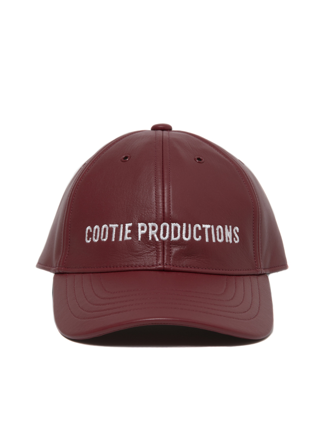 COOTIE 「Leather 6 Panel Cap」 レザー 6パネルキャップ