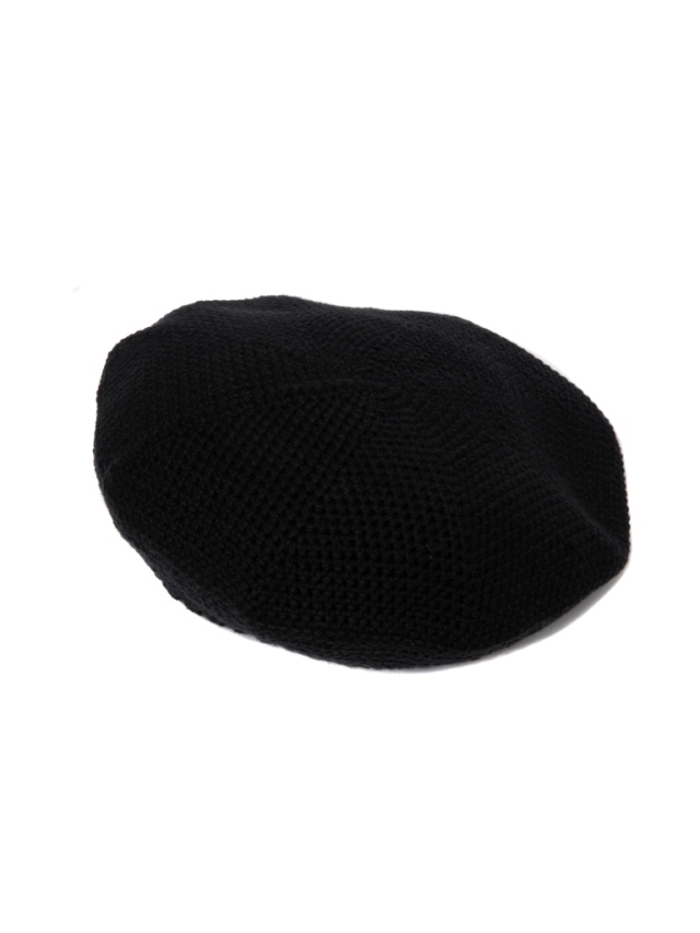 COOTIE ベレー帽 COOTIE (クーティー) Knit Beret(ニットベレー) Black