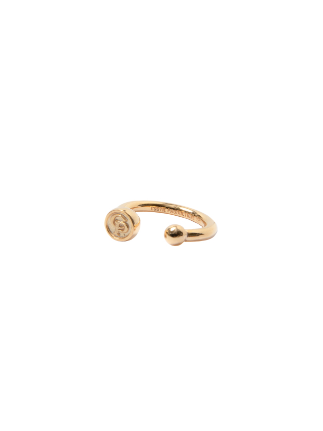cootie productions ロゴリング COOTIE Stout Signet Ring / ロゴ入り シルバーリング