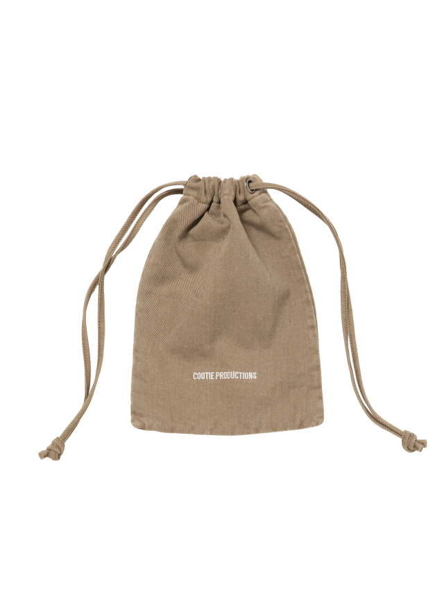 COOTIE 「Color Denim Drawstring Bag」 巾着バッグ