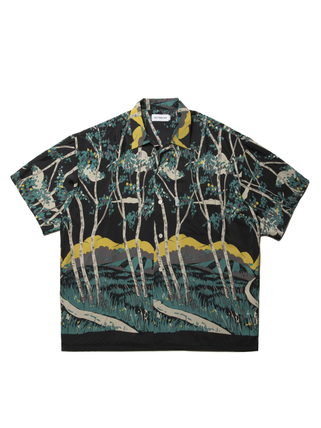 kj着用COOTIE / Rayon Open Collar S/S Shirt COOTIE 「Rayon Open Collar S/S Shirts」 レーヨン オープン