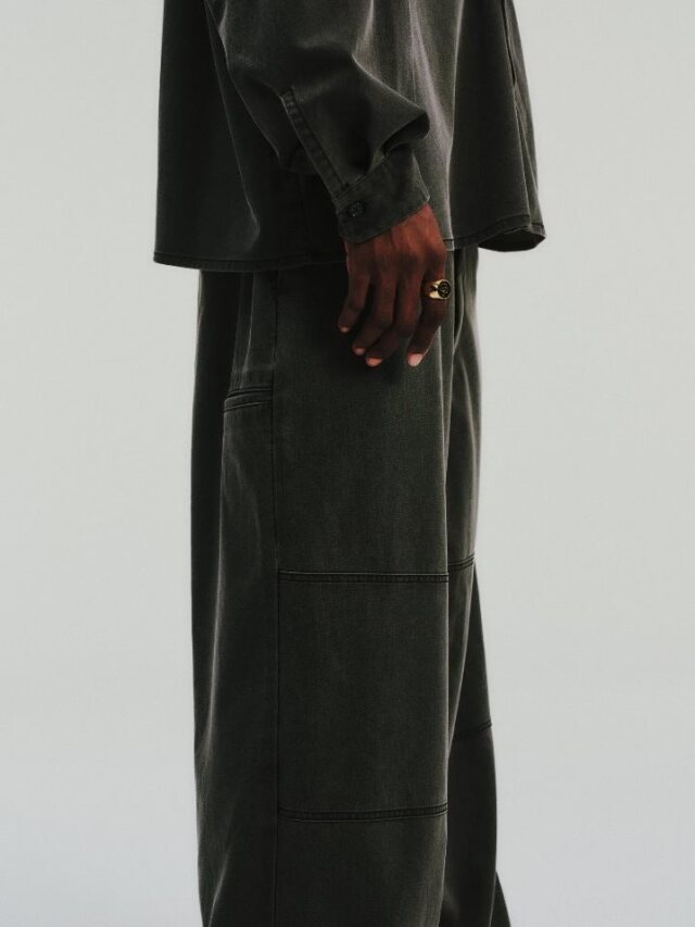 COOTIE 「Pigment Coating T/R Twill Double Knee Work Trousers