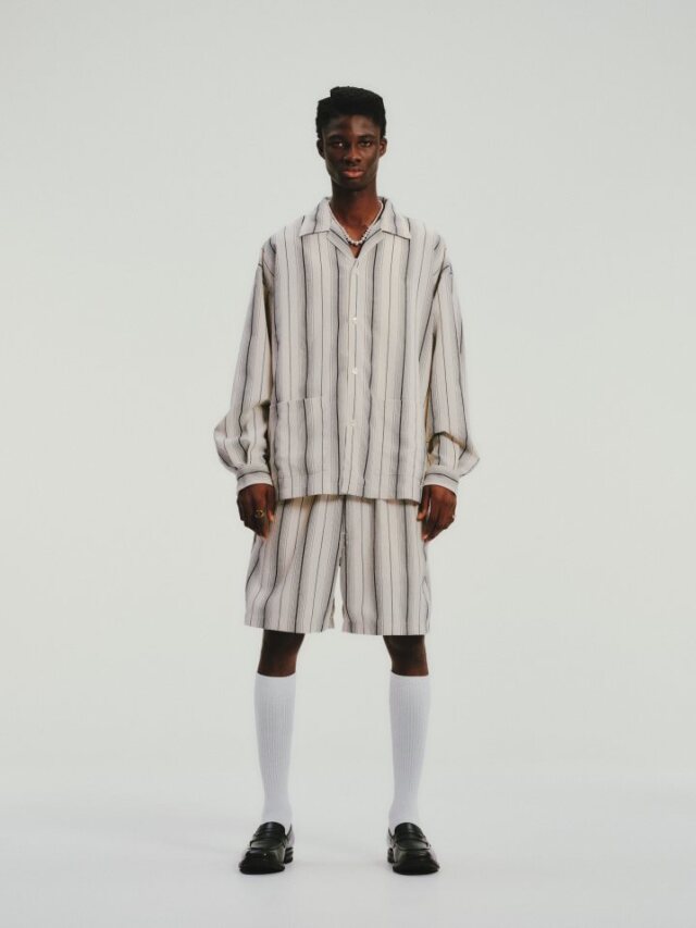 COOTIE 「Dobby Chain Stripe Easy Shorts」 ドビーストライプ