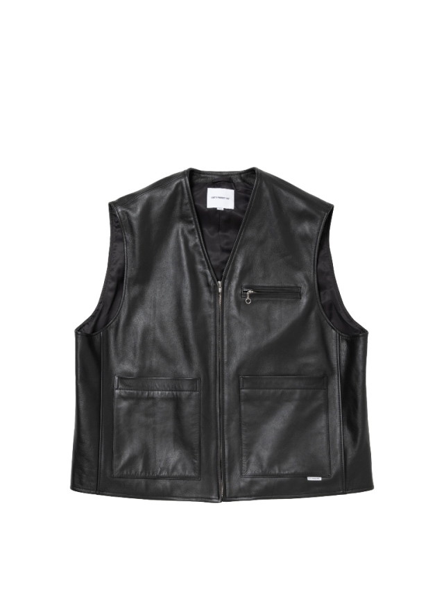 COOTIE 「Leather Work Vest」 レザー ワークベスト