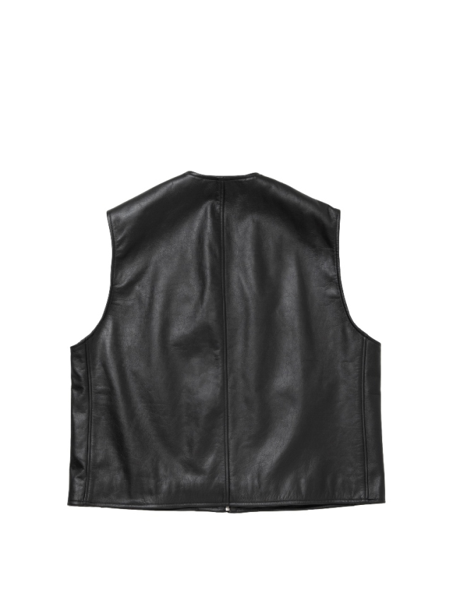 COOTIE 「Leather Work Vest」 レザー ワークベスト