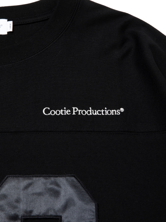 COOTIE PRODUCTIONS フットボールジャージ COOTIE PRODUCTIONS Nylon Light Cloth Football L/S Tee