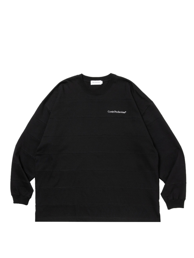 トップス Plaited Jersey Paneling Border L/S Tee CTE-26S309_Black_1.jpg?t=