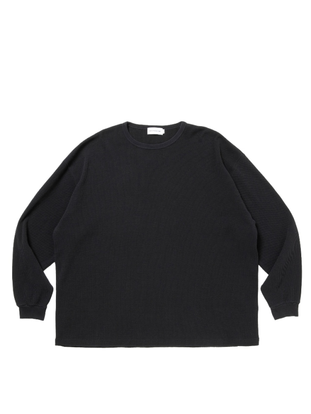 COOTIE 「Degreasing Rough Waffle L/S Tee」 ワイドシルエット
