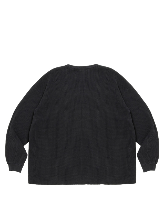 COOTIE 「Degreasing Rough Waffle L/S Tee」 ワイドシルエット COOTIE 「Degreasing Rough Waffle L/S Tee」 ワイドシルエット