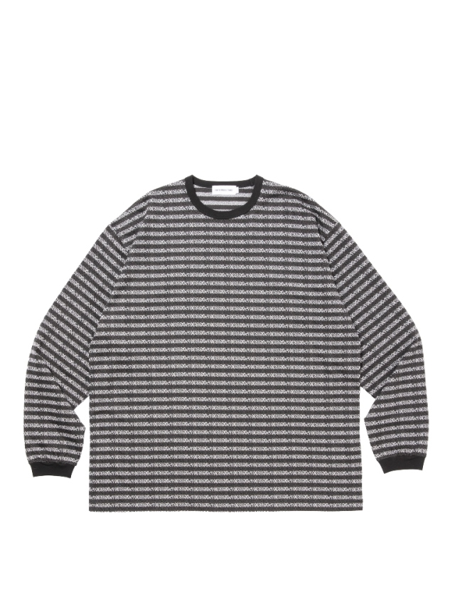 COOTIE PRODUCTIONS ジャガード ボーダーティーシャツ COOTIE 「Supima Jacquard Border L/S Tee」 ジャガードボーダー