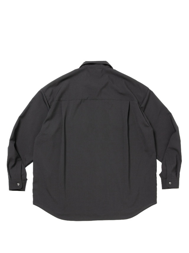 COOTIE 「T/W L/S Scout Shirt <PLAIN>」 オープンカラー スカウトシャツ