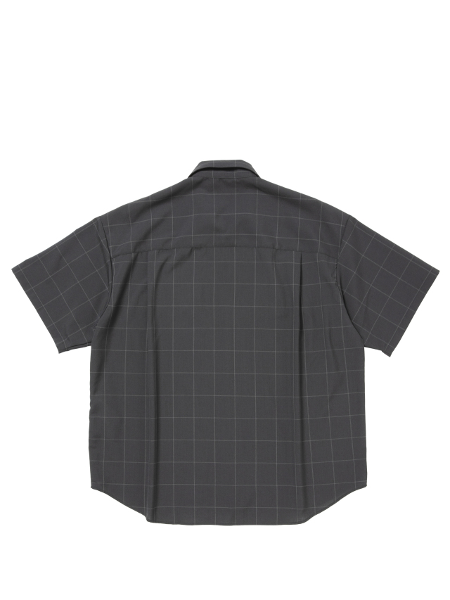 COOTIE 「T/W S/S Scout Shirt <CHECK>」 オープンカラー スカウトシャツ