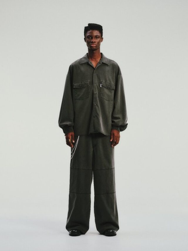 COOTIE 「Pigment Coating T/R Twill Double Knee Work Trousers