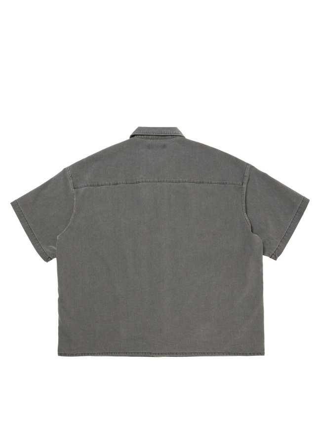 COOTIE 「Pigment Coating T/R Twill S/S Work Shirt」 オープンカラー