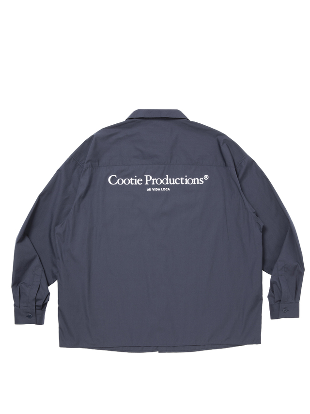 COOTIE 「Broad L/S Work Shirt」 オープンカラー ワークシャツ