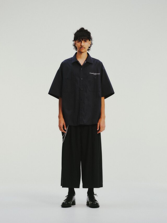 COOTIE 「Broad S/S Work Shirt」 オープンカラー ワークシャツ