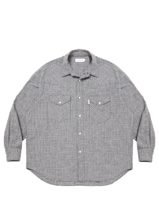 COOTIE 「Dobby Gingham Check L/S Western Shirt」 ドビーギンガム
