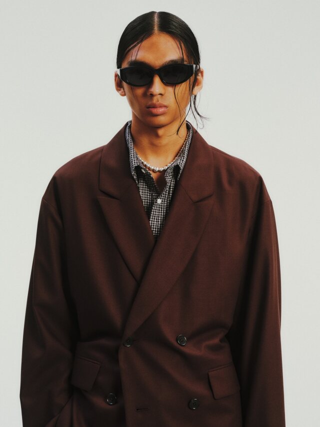 JIL SANDER ダブルブレストジャケット 新品 短丈 名作 モード ウールダブルブレストジャケット A52M121919｜DAKS（ダックス）公式