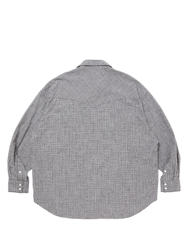 COOTIE 「Dobby Gingham Check L/S Western Shirt」 ドビーギンガム