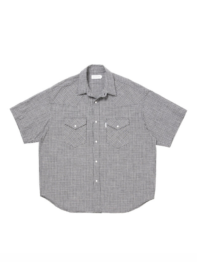 COOTIE 「Dobby Gingham Check S/S Western Shirt」 ドビーギンガム