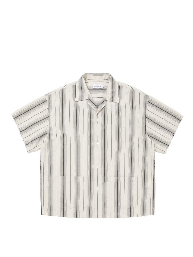 COOTIE 「Dobby Chain Stripe S/S Cavana Shirt」 ドビーストライプ