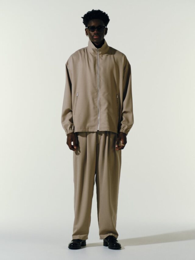 COOTIE 「T/W Gabardine Stand Collar Zip Up Jacket」 スタンドカラー 