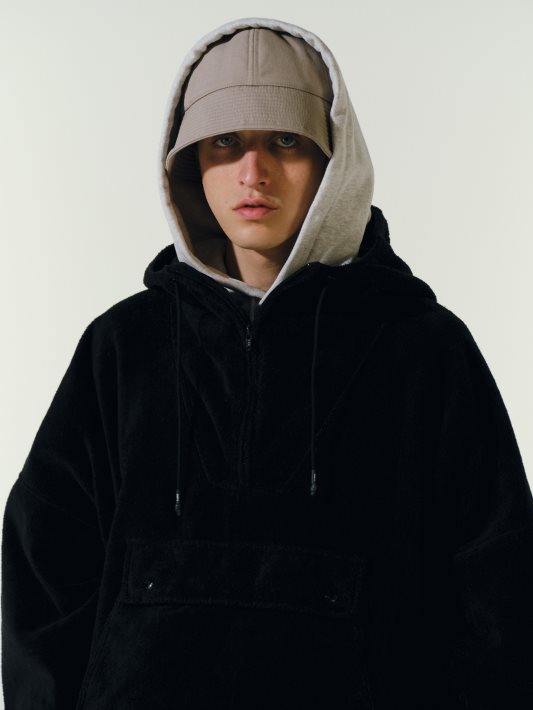 COOTIE 「Garment Dyed Cotton Boa Anorak Hoodie」 パイルボア CPO 