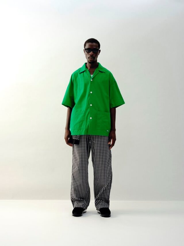 COOTIE 「Finx Cotton Cordlane Open Collar S/S Shirt」 オープン  