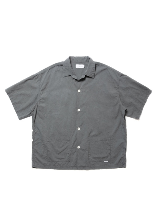 COOTIE 「Finx Cotton Cordlane Open Collar S/S Shirt」 オープン  