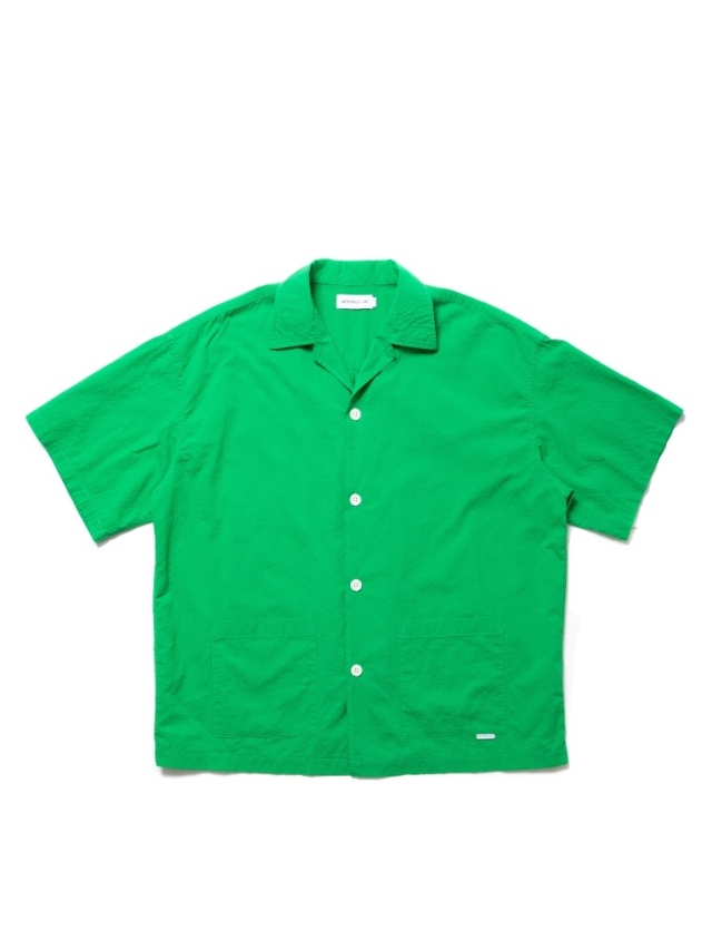 COOTIE 「Finx Cotton Cordlane Open Collar S/S Shirt」 オープン  