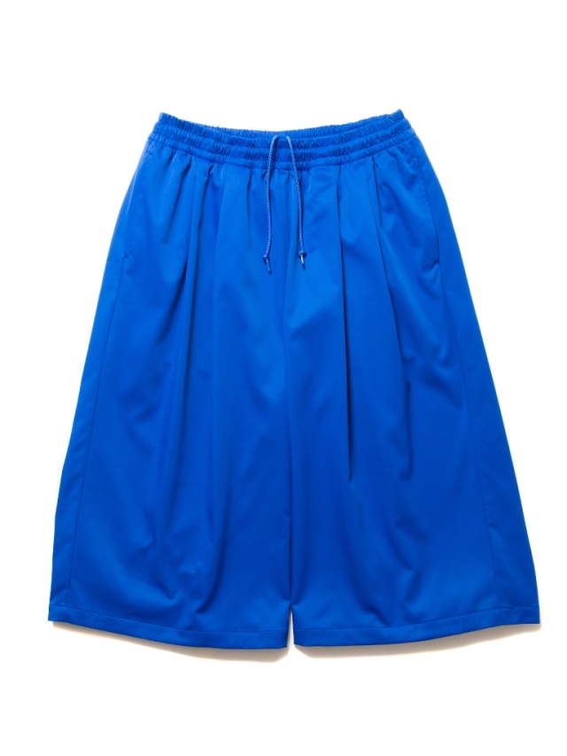 Polyester Twill 2 Tuck Track Shorts【BLACK】｜COOTIE PRODUCTIONS 