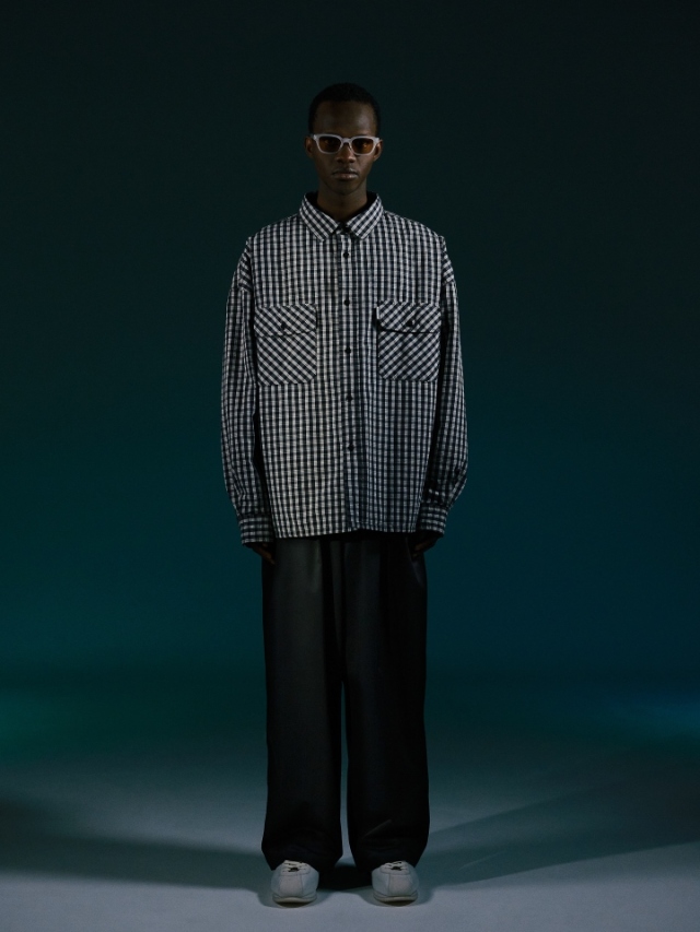 COOTIE 「Dobby Check Quilting CPO Jacket」 ドビーチェック  