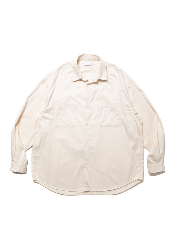COOTIE 「Cotton Satin L/S Shirt」 コットンサテンシャツ