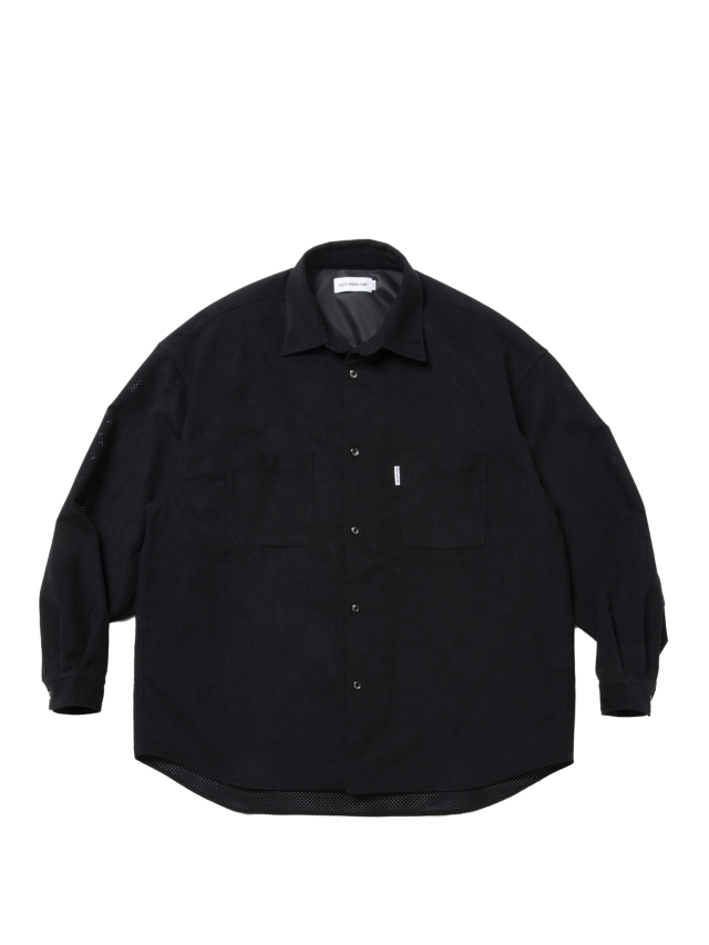 COOTIE 「Punching Faux Suede Work L/S Shirt」 パンチング加工