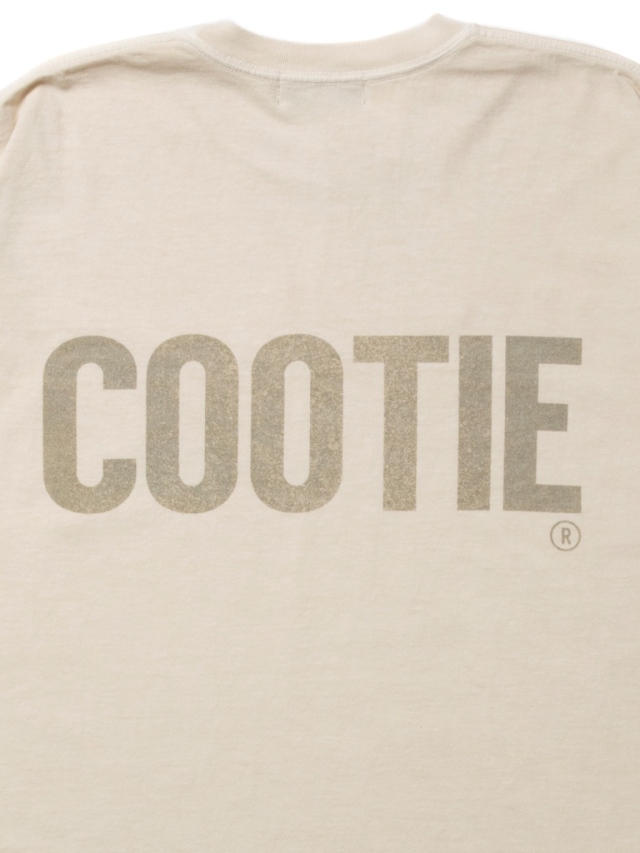 COOTIE ピグメントダイ長袖Tシャツ CTE-25S322 COOTIE 「Pigment Dyed L/S Tee」 ピグメントダイ ロング