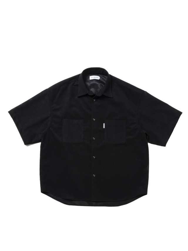COOTIE 「Punching Faux Suede Work S/S Shirt」 パンチング加工 