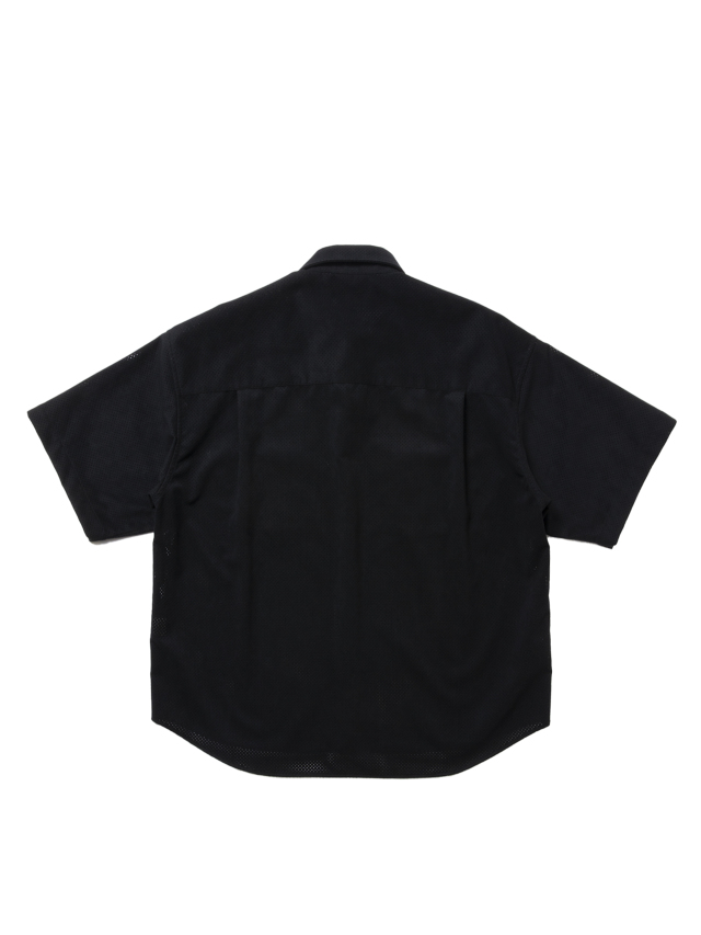 トップス 25SS COOTIE Stripe T/W Work S/S Shirt COOTIE 「T/W Work S/S Shirt <STRIPE>」 オープンカラー ワーク