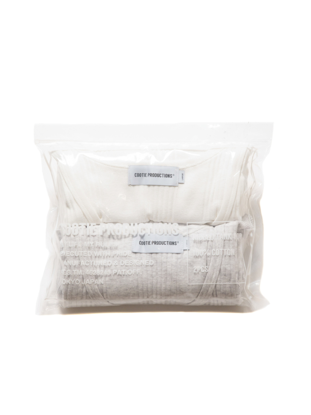 COOTIE 「Ribbed Tank Top (2 Pack)」 2PACK タンクトップ