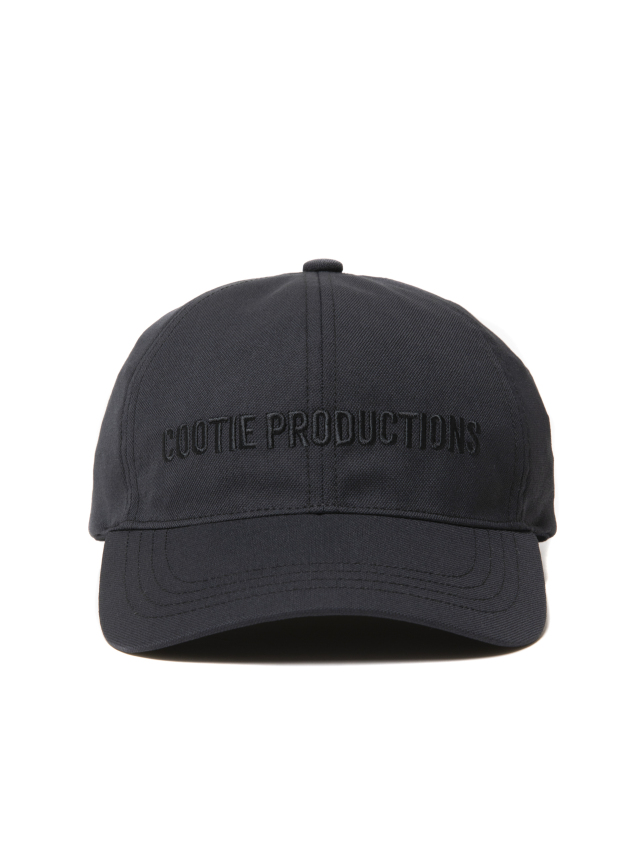 帽子 COOTIE PRODUCTIONS Nylon OX 6 Panel Cap COOTIE / Hard Twist Yarn OX 6 Panel Cap -Black-