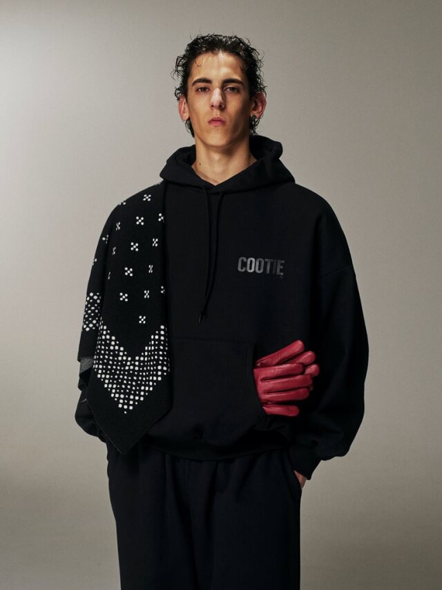 未使用 新品 Lサイズ　COOTIE フーディ パーカー オーバーサイズ COOTIE 「Chubby Sweat Hoodie」 オーバーサイズ スウェットフーディー