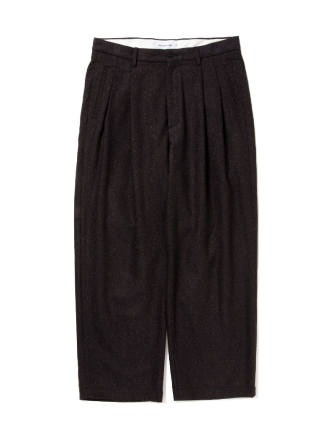 COOTIE 「Silk Nep Herringbone 2 Tuck Wide Trousers」 2タック