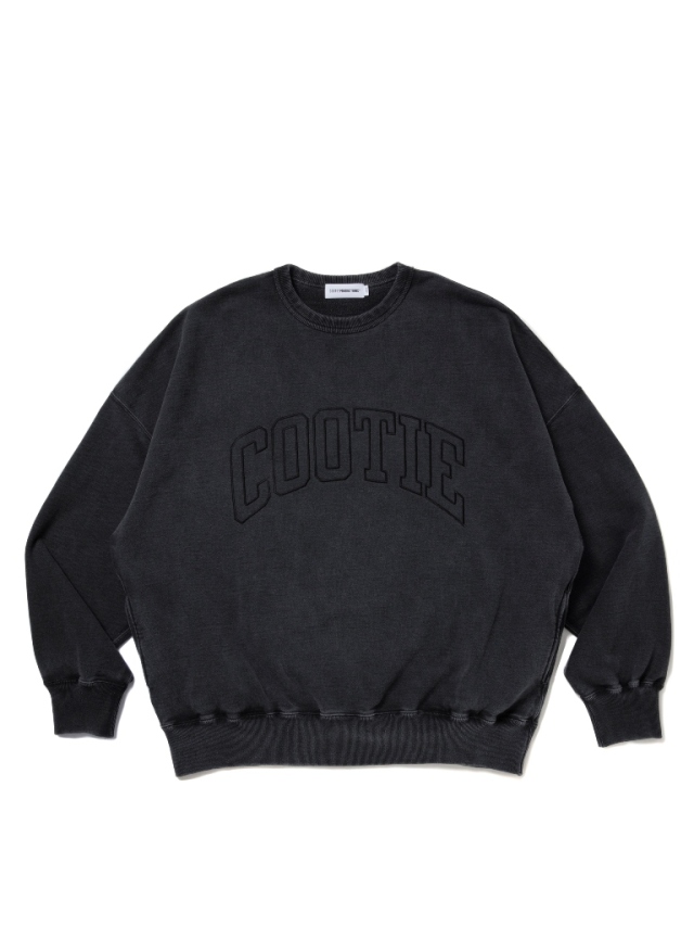COOTIE 「Pigment Dyed Open End Yarn Sweat Crew」 ピグメントダイ
