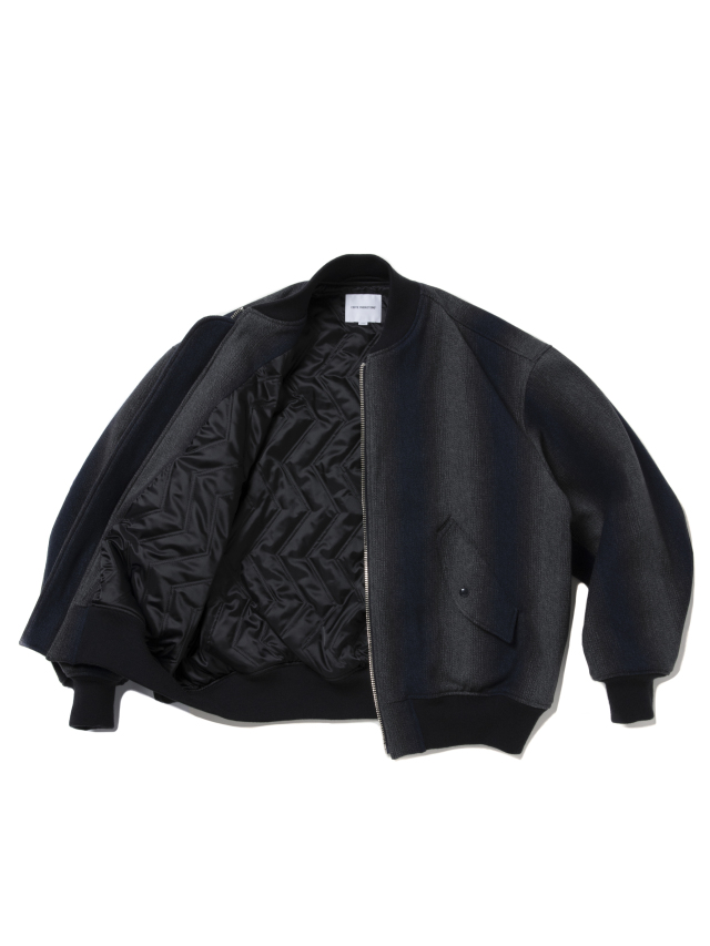COOTIE 「Ombre Stripe Wool Bomber Jacket」 オンブレストライプ