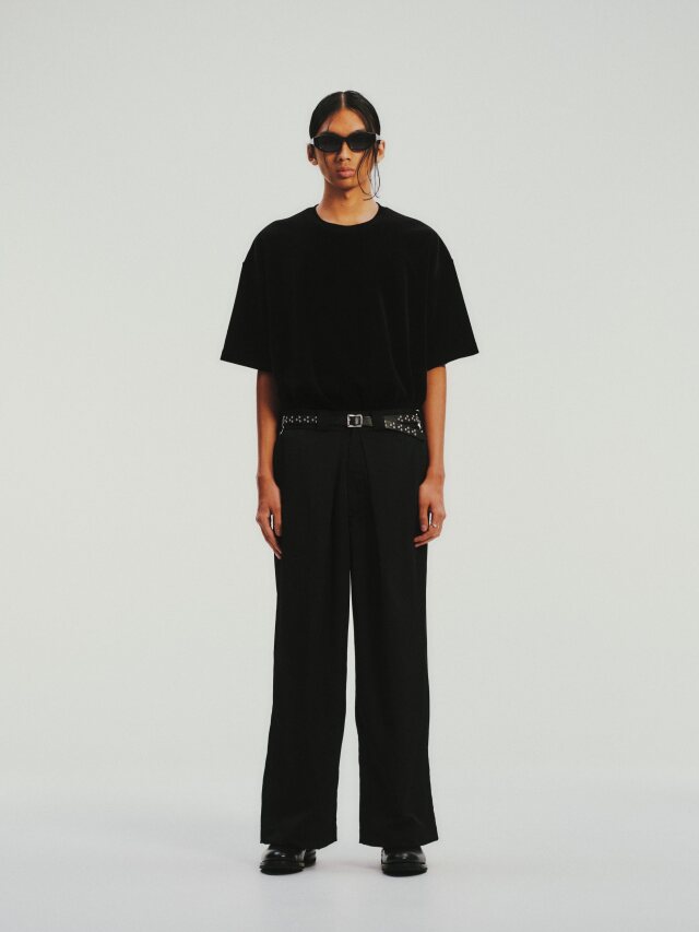 COOTIE 「Narrow Studs Belt」 スタッズ ナローレザーベルト