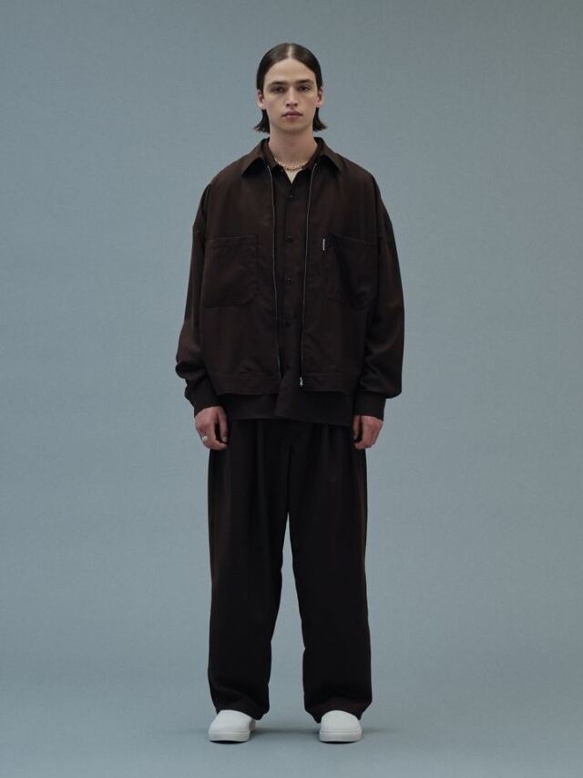 COOTIE 「T/W Work L/S Shirt」 オープンカラー ワークシャツ