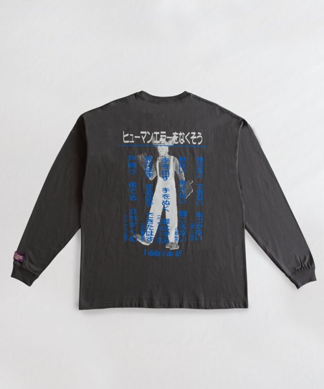 HOAX PRODUCTS 「Human Error L/S Tee」 プリントロングスリーブティー